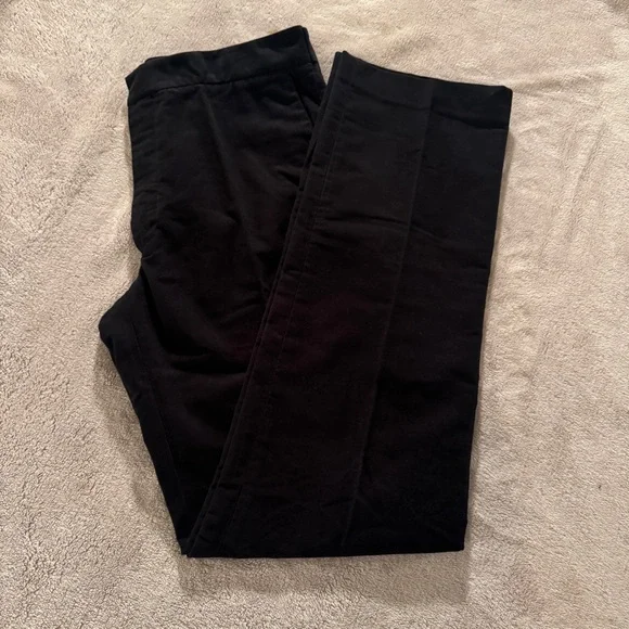 princess polly baby blue dress Velvet sarouel trousers - STUDIO · Black · Trousers main image 1